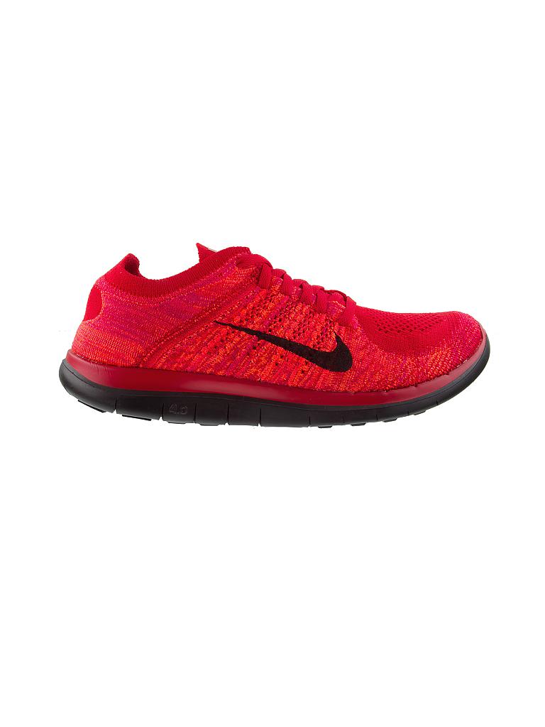 NIKE Herren Laufschuh Free 4.0 Flyknit rot
